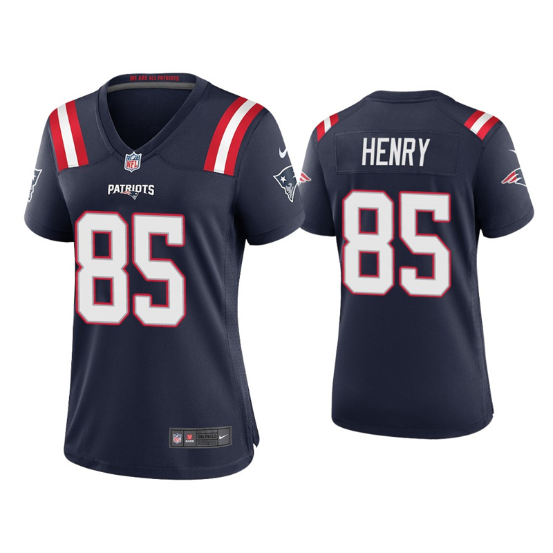 Women's New England Patriots #85 Hunter Henry Navy Vapor Untouchable Limited Stitched Jersey Women's New England Patriots #85 Hunter Henry Navy Vapor Untouchable Limited Stitched Jersey